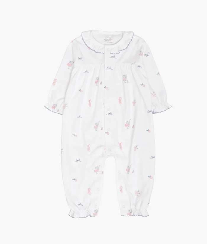 Ballerina Gia Overall  White