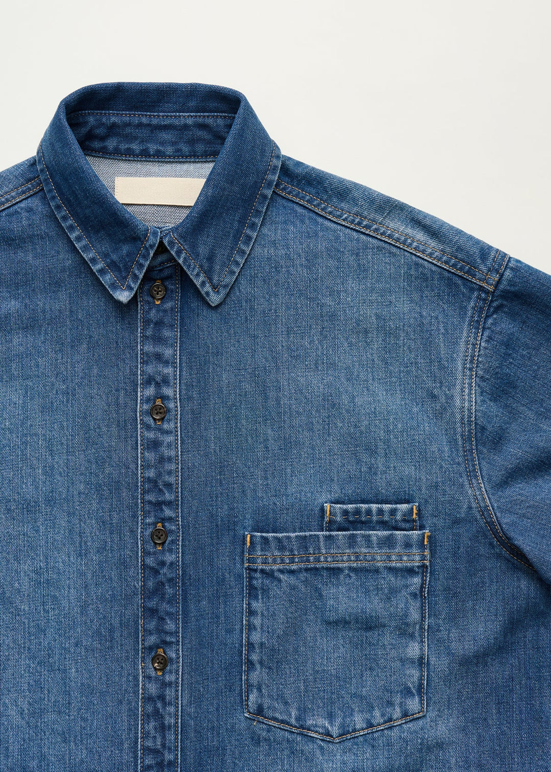 Casy Shirt Denim  Worn Blue