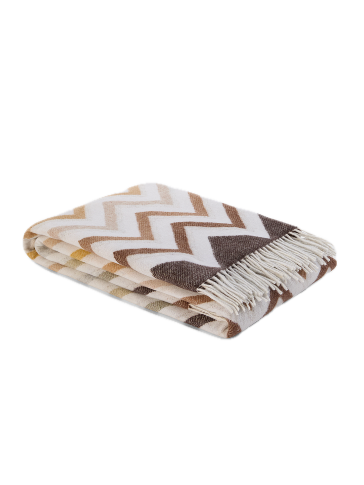 WATAMU THROW  Beige Multicolor