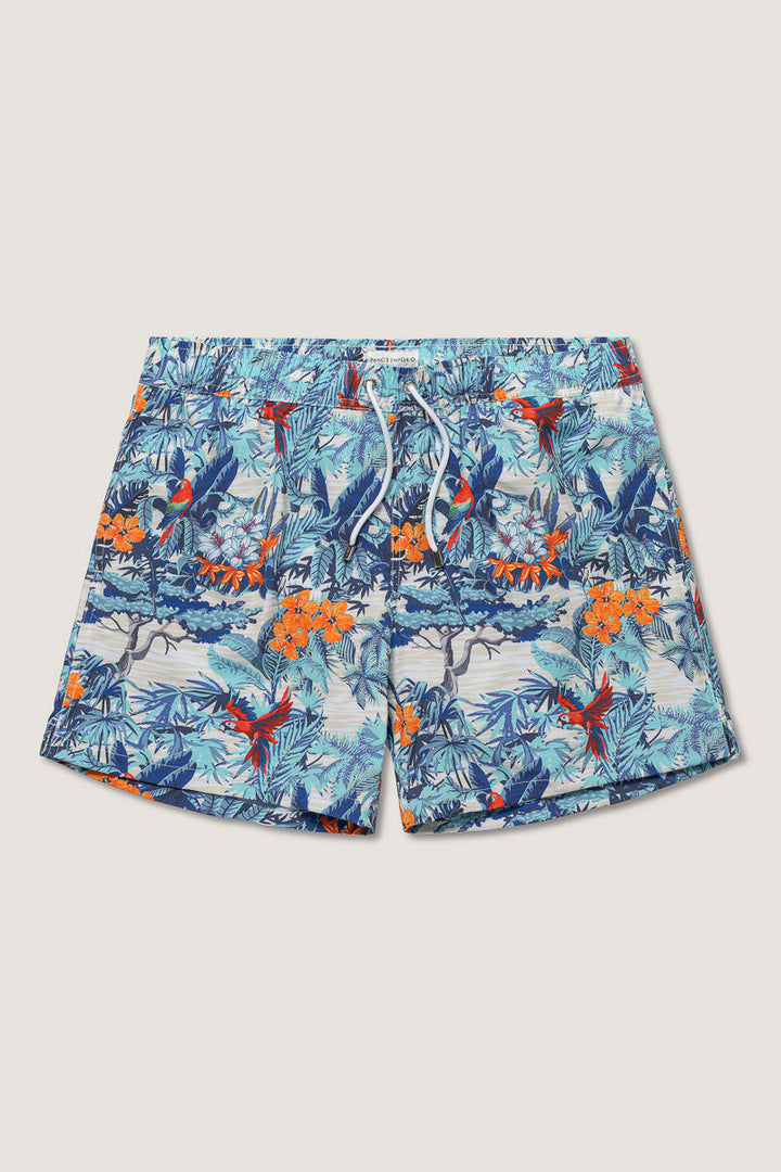Classic Swimshort Hibiscus  Multi