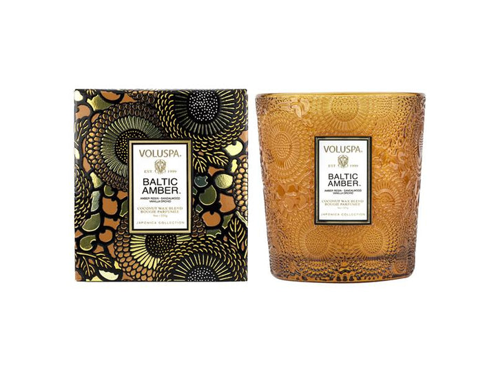 boxed candle baltic amber  Baltic Amber