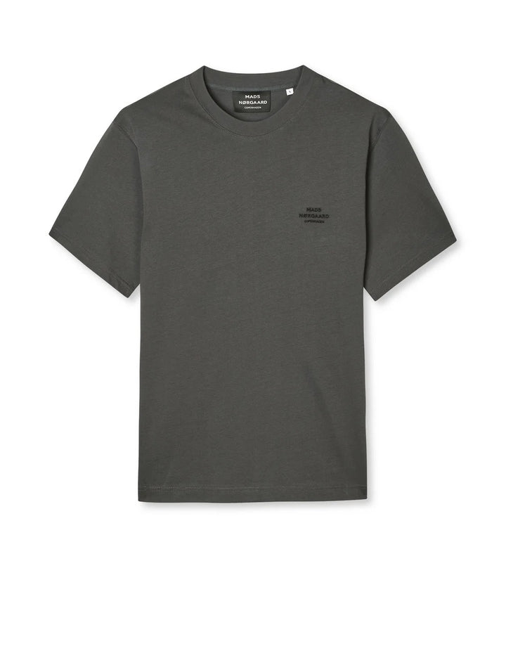 Cotton Jersey Frode Logo Tee  Asphalt