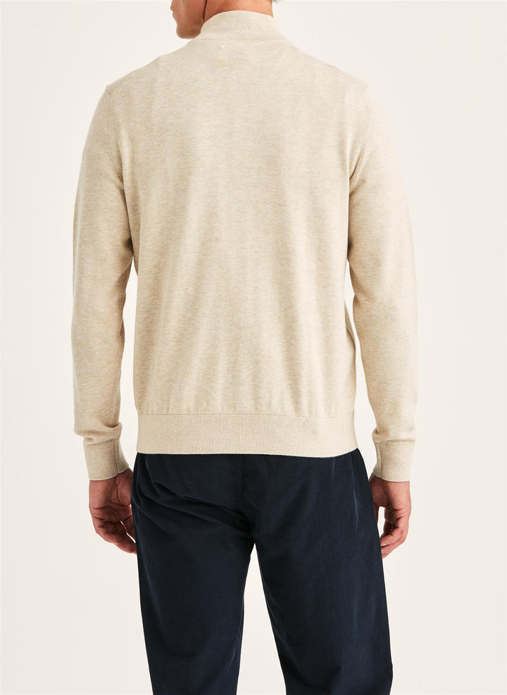 Riley Zip Cardigan  Khaki