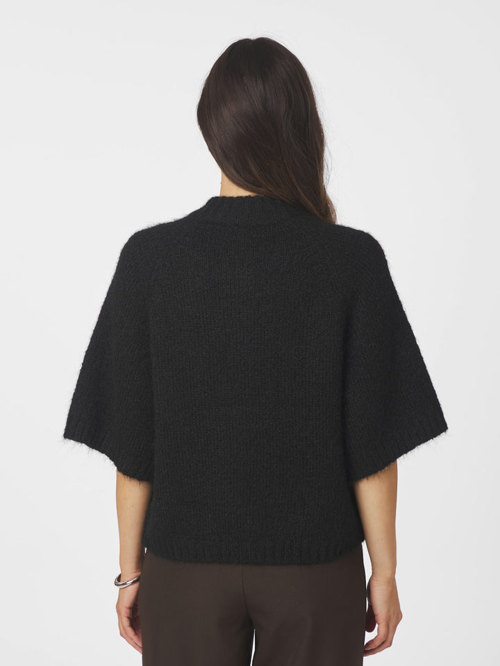 Benuta Fluffy Knit Cardigan  Black