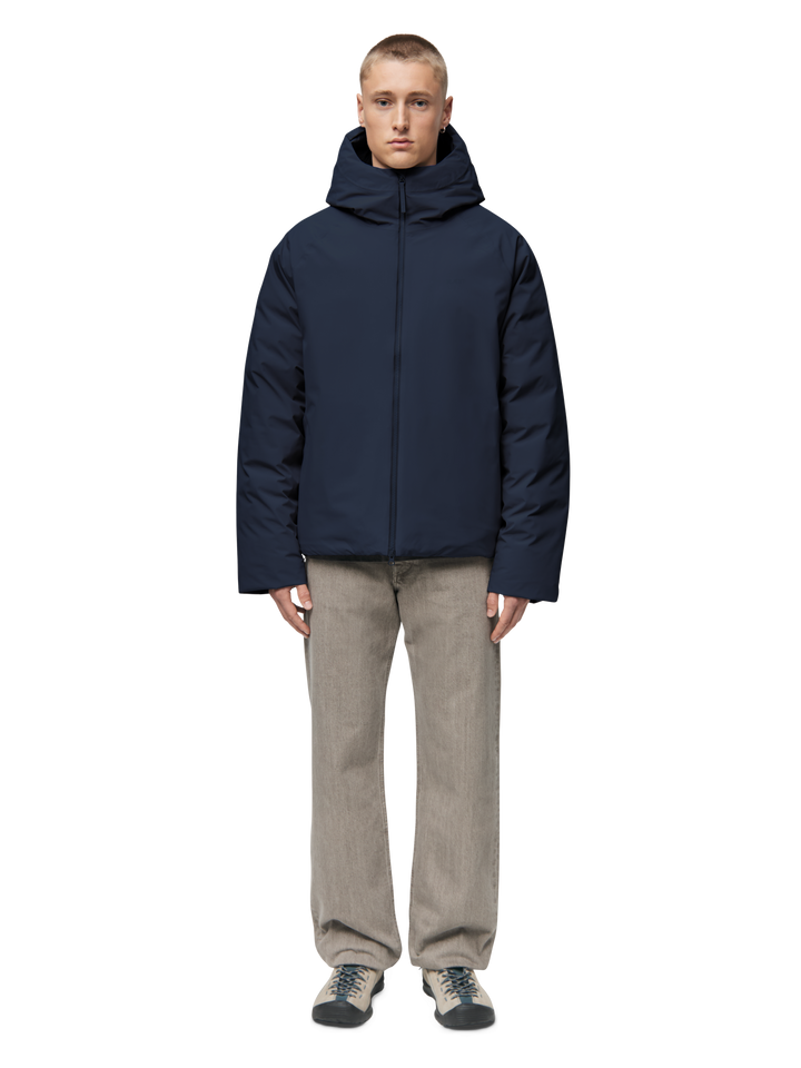 Runde down jacket Deep Sea