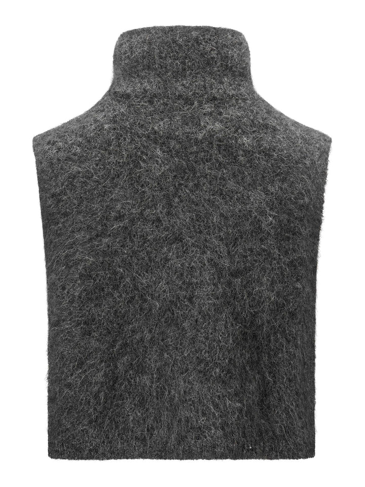 Belinda chunky high neck  Charcoal
