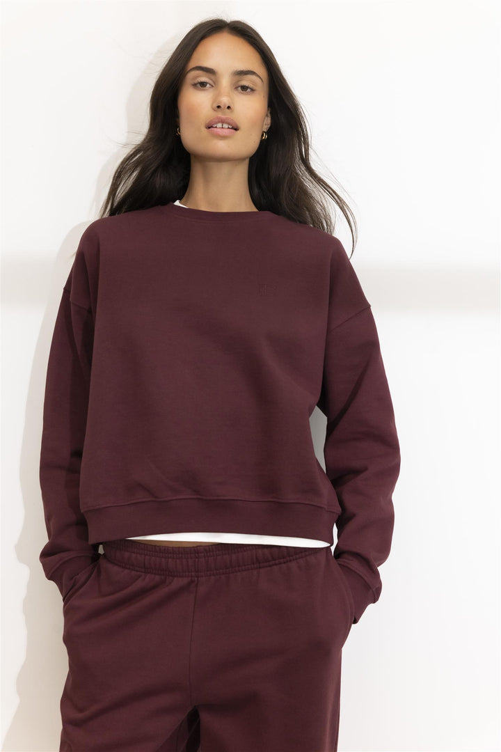 Mara Sweatshirt  Deep Plum