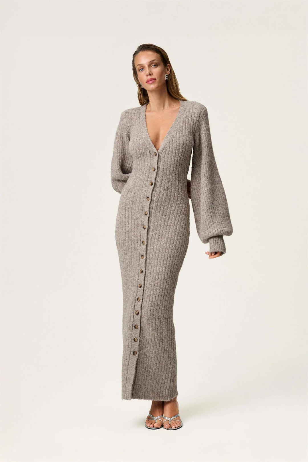 Montana Dress  Beige Melange