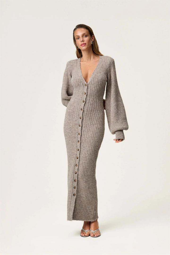 Montana Dress  Beige Melange