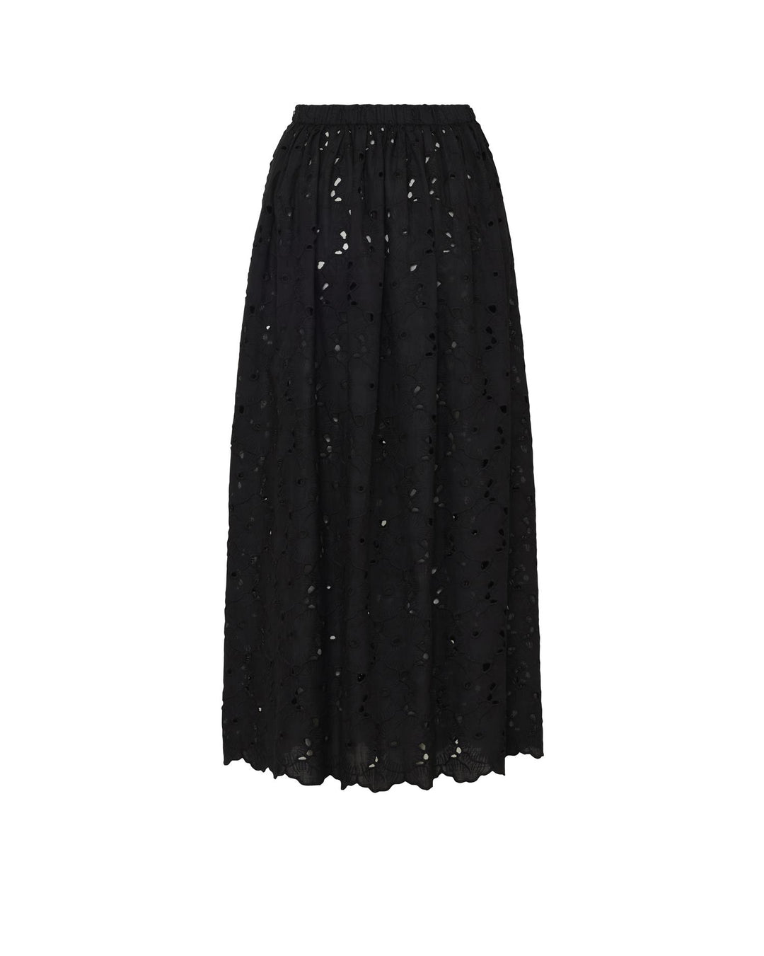 Broderie Anglaise Skirt  Black