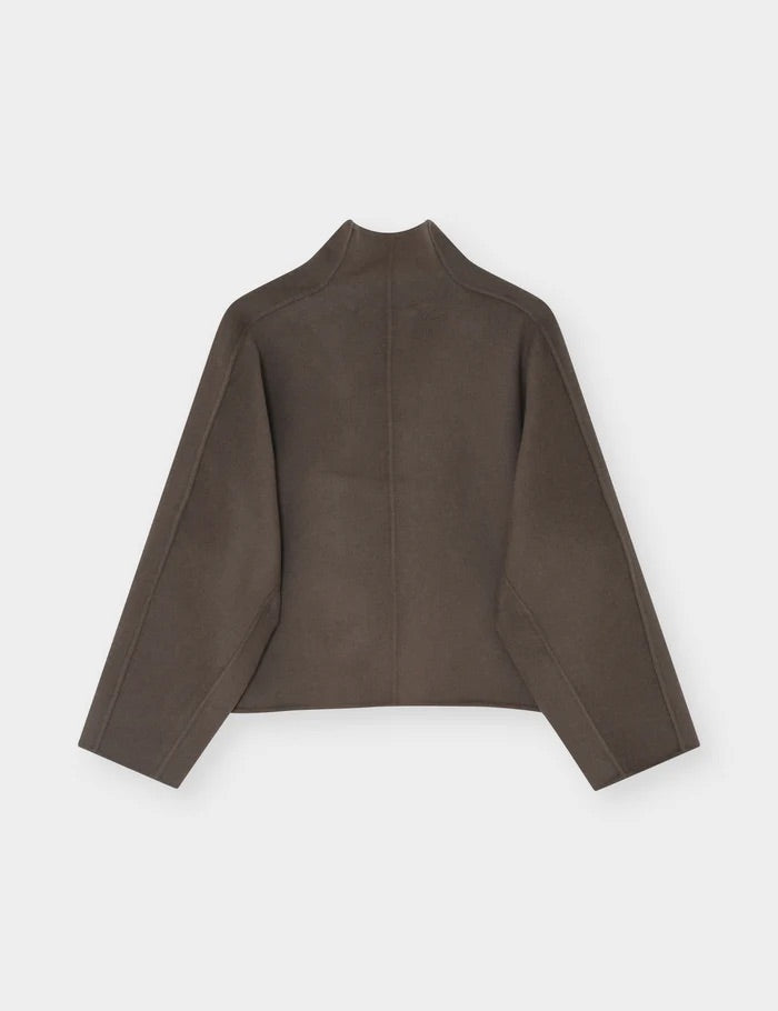 Ramsey - Double Faced Wool  Walnut
