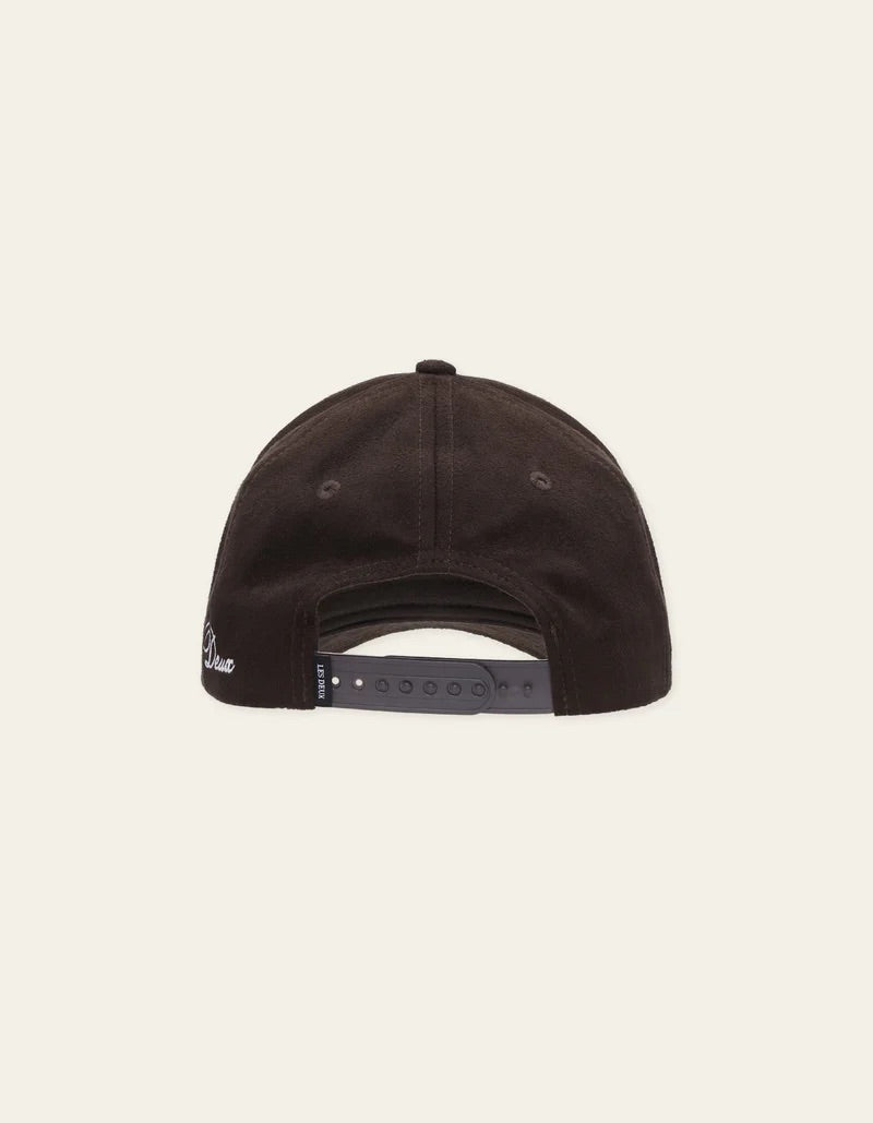 Encore Suede Baseball Cap  Turkish Coffee Brown