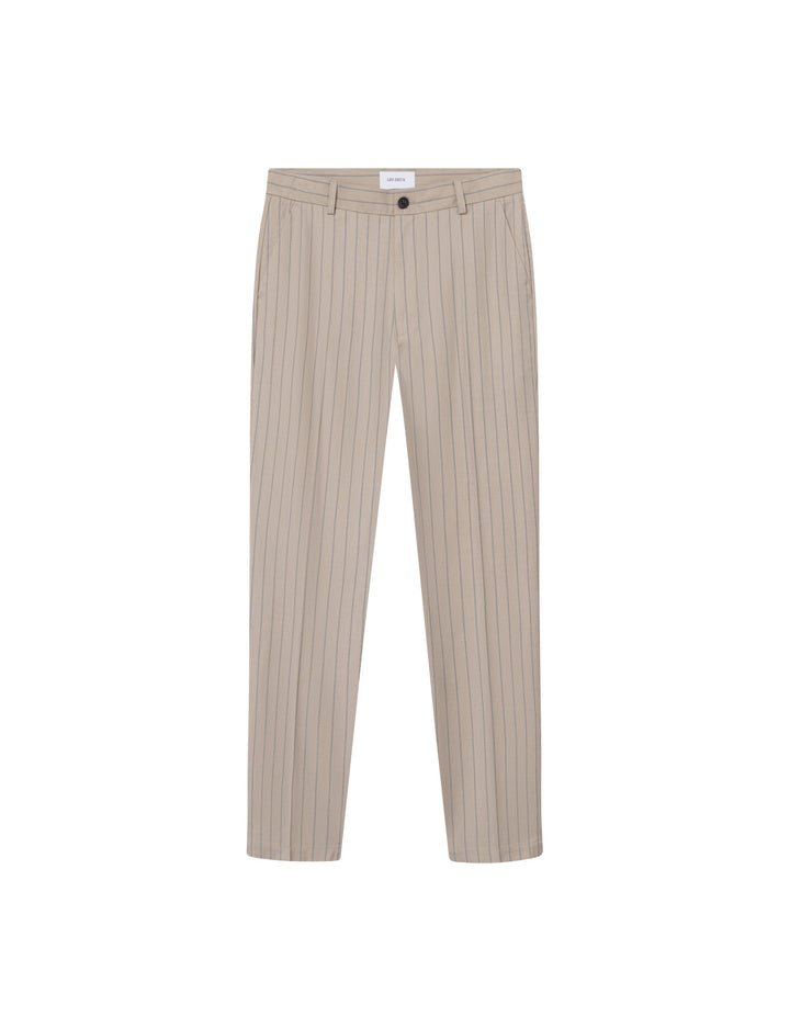 Como Reg Pin Light Wool Suit Pants  Dark Sand