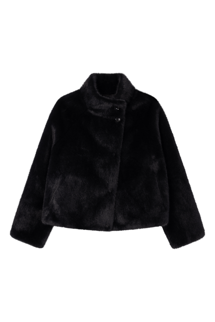 MALLOW FAUX MINK  Dk Grey