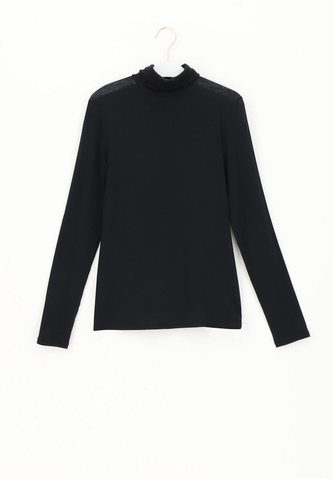 PERFECT LINE CASHMERE TURTLE NECK  Black