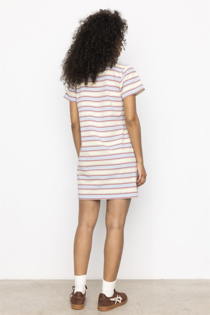 Emma Polo Dress  Ocean Stripe