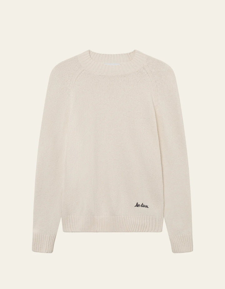 Brad Roundneck Knit  Ivory