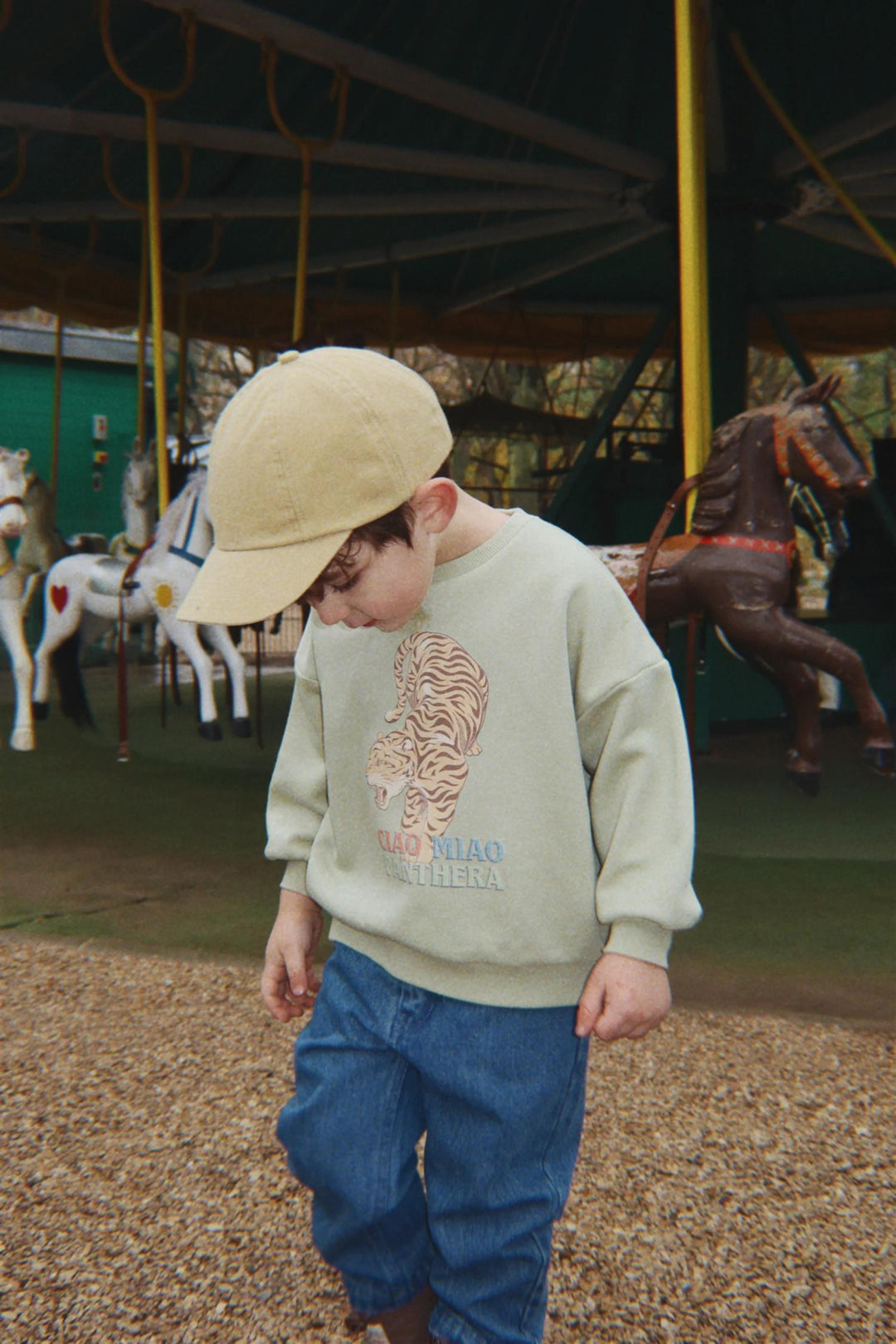 LOU SWEAT SHIRT GOTS  Sage
