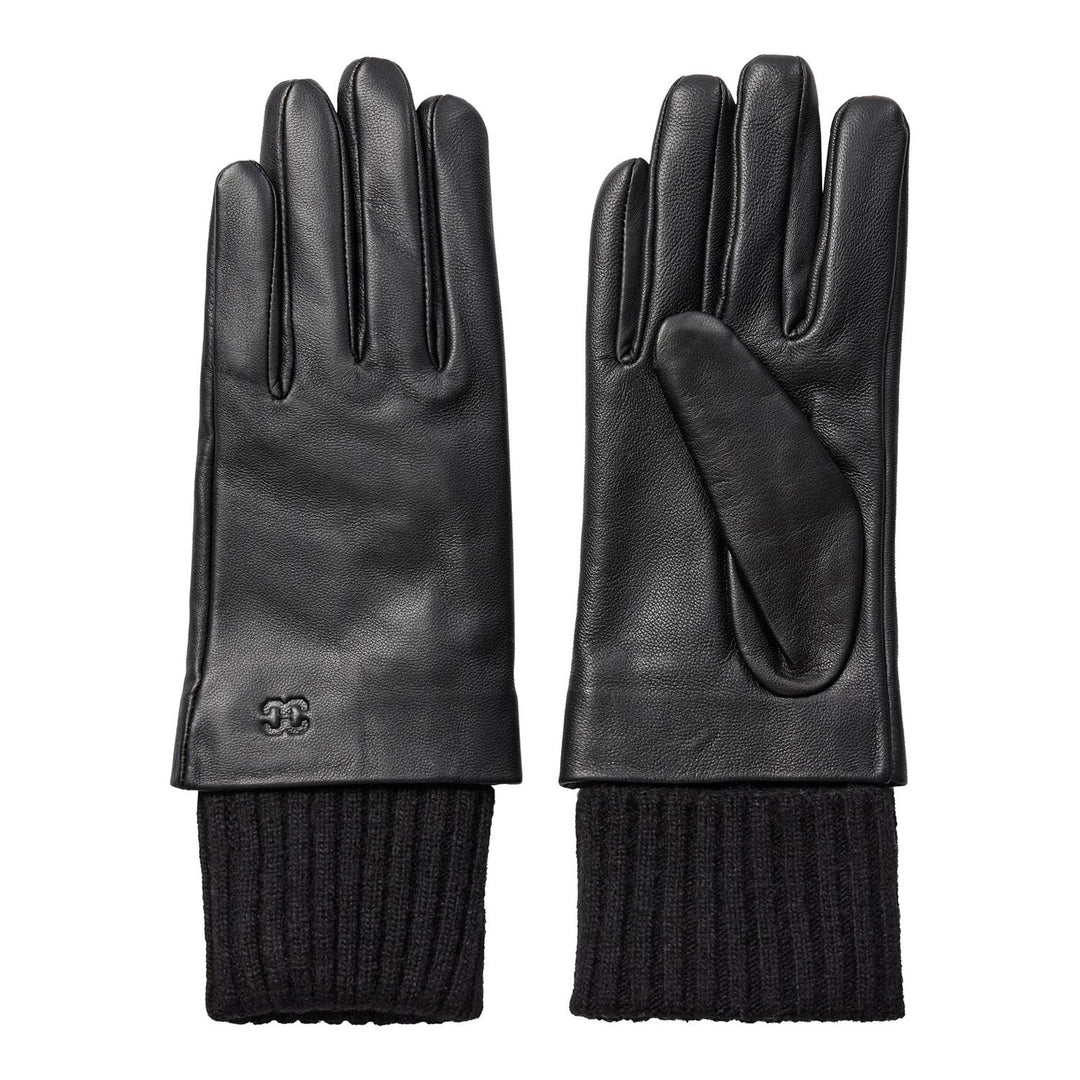 EdmundCC Leather Gloves  Black