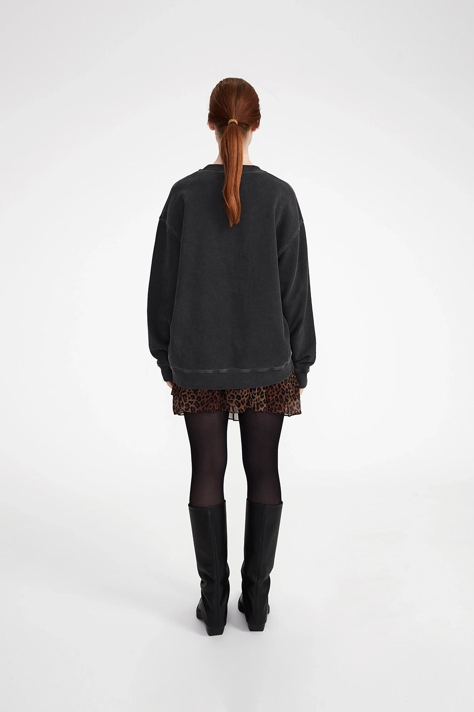 Sweatshirt Berlin  Washed Black