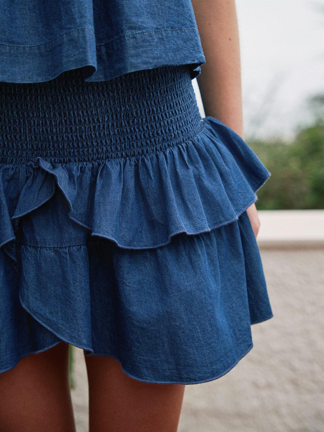 CARIN DENIM SKIRT  140 Blue