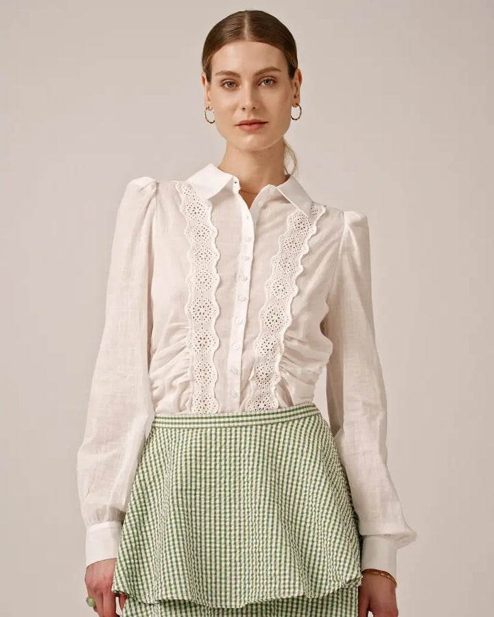 COTTON SLUB SHIRT  White