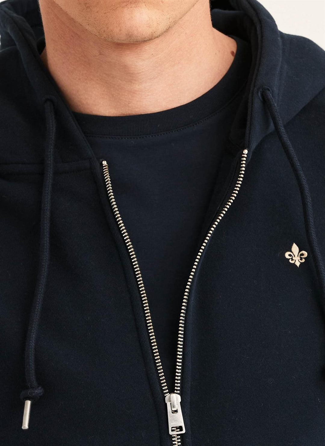 Brandon Lily Zip Hood  Old Blue