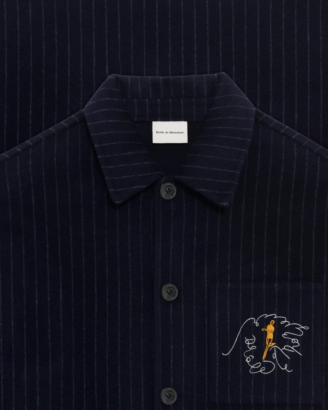 La Veste Pinstripes  Dark Navy