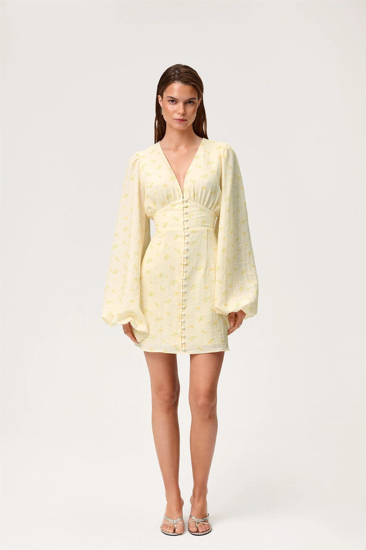 FLORENCE DRESS  Pastel Yellow