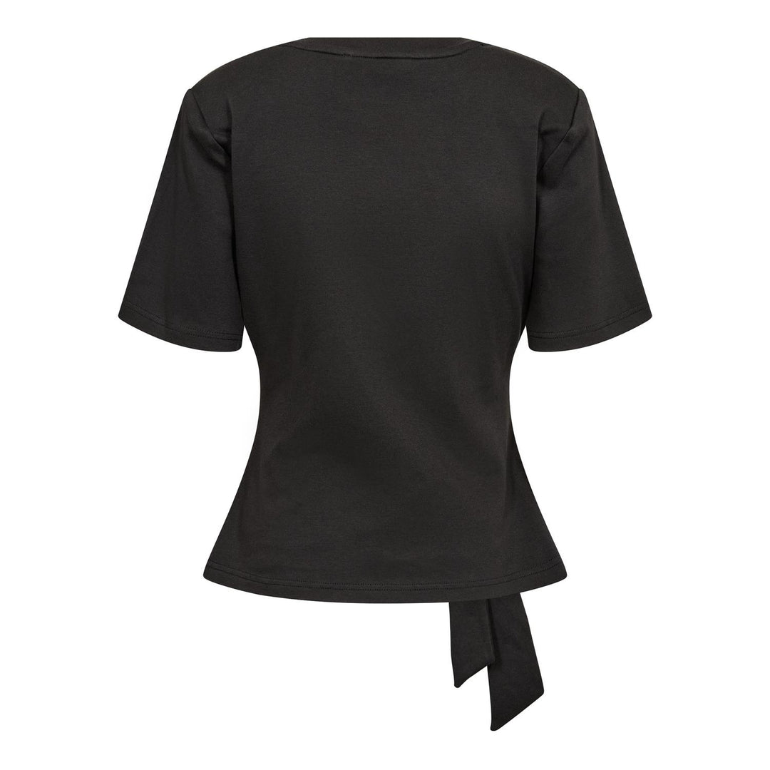 OrianeCC Pleat Tie Tee  Black