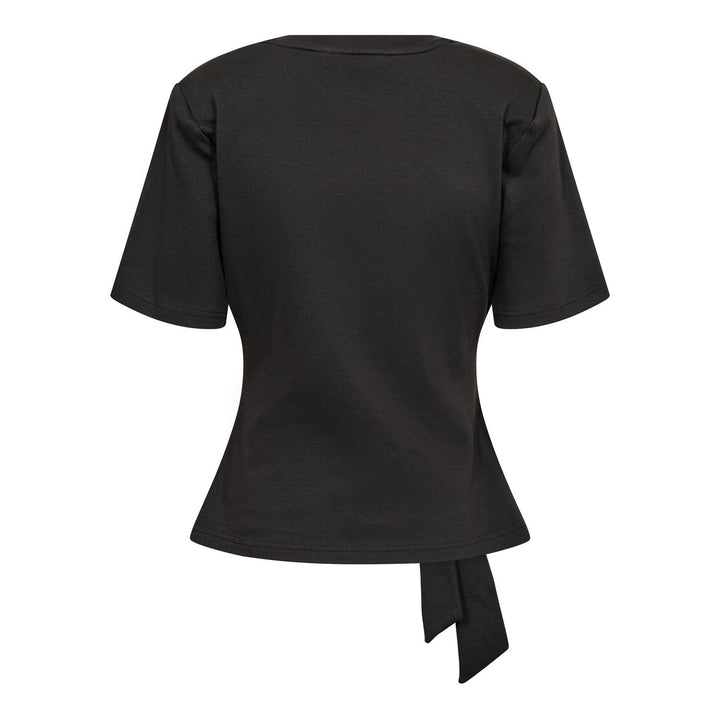 OrianeCC Pleat Tie Tee  Black