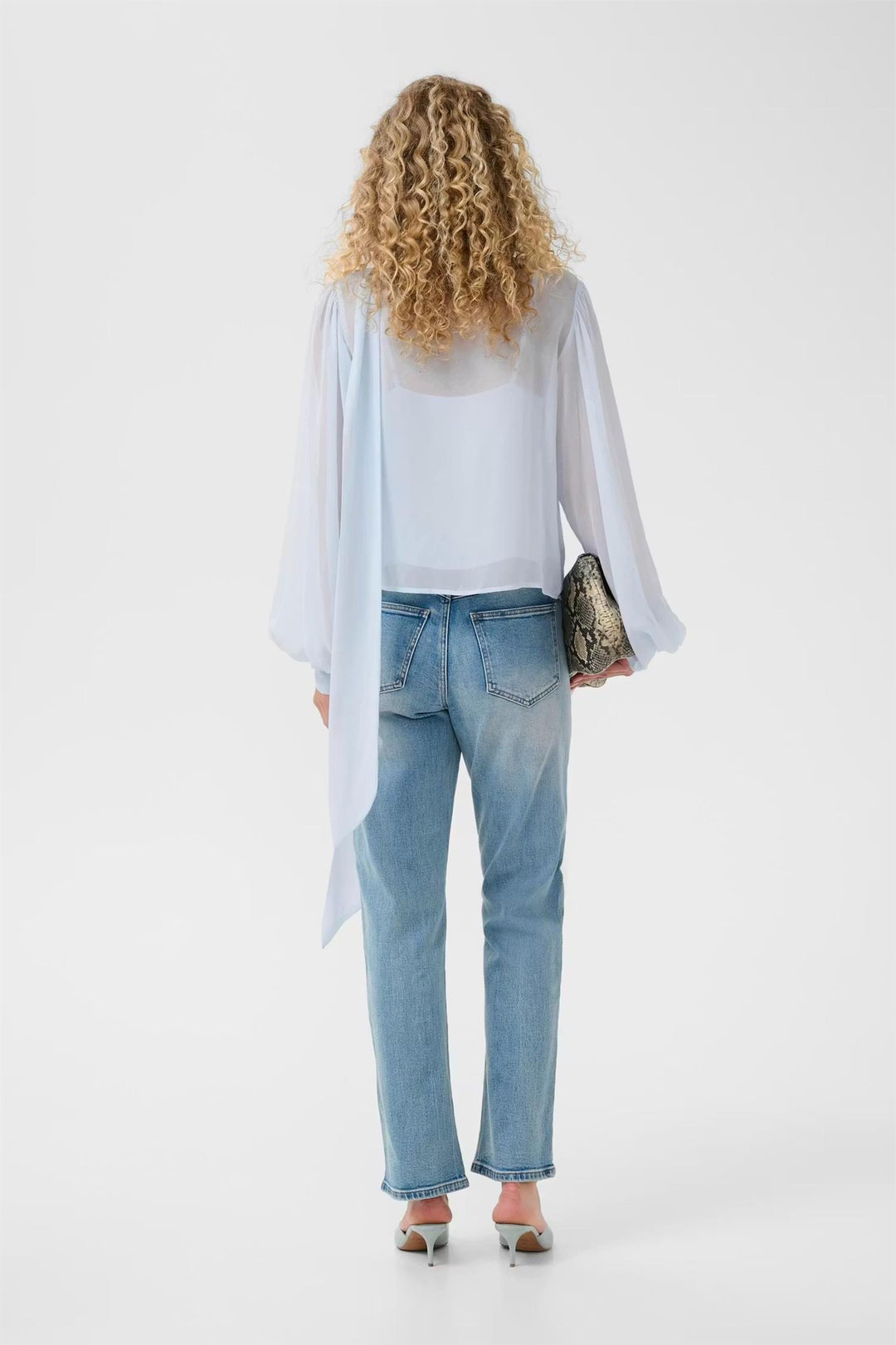 Zurina Blouse  Blue Finch