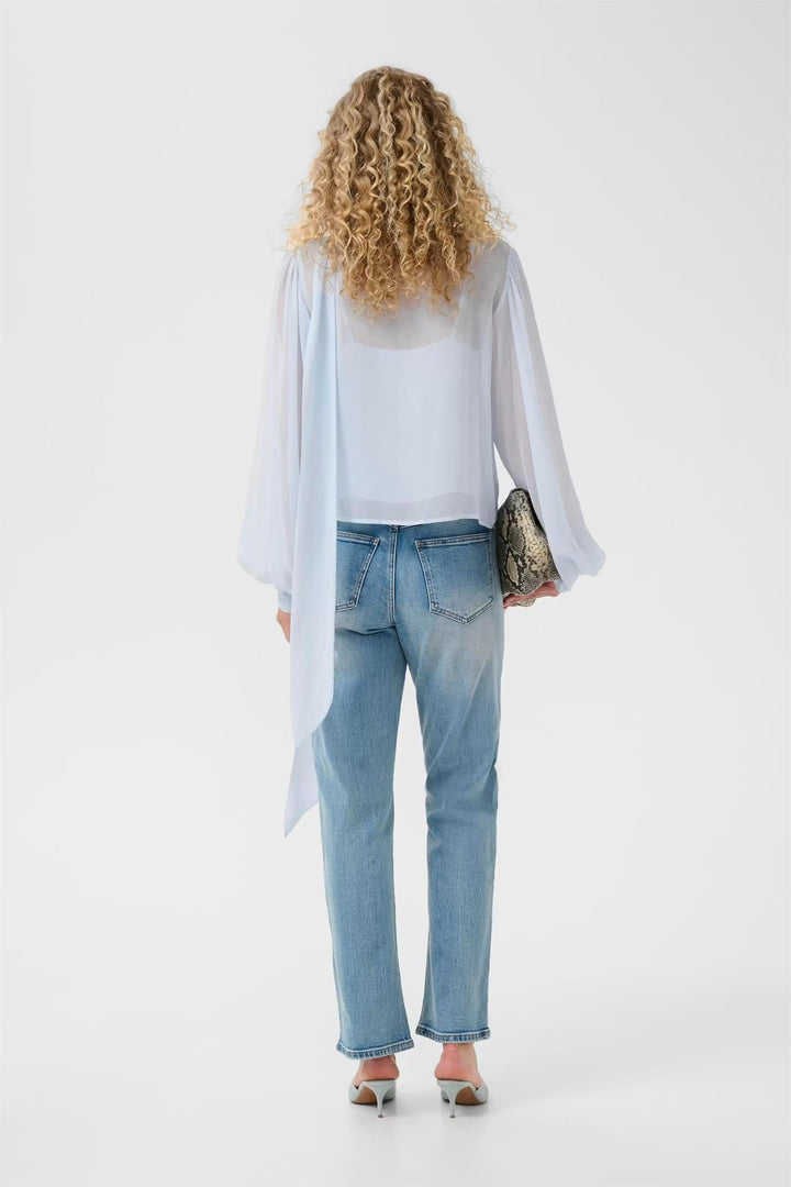 Zurina Blouse  Blue Finch