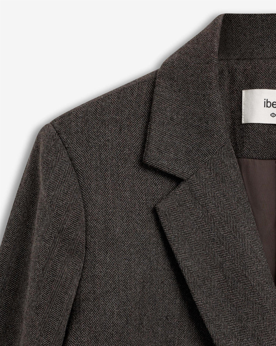 IBEN GAIA STRUCTURED BLAZER  Espresso Brown