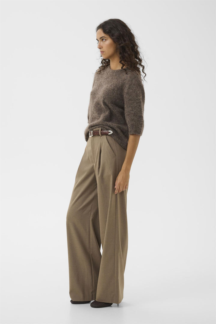 Debbie Ss Tee  Chestnut Melange