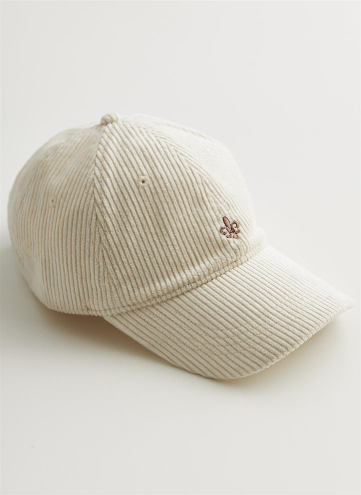 Lily Cord Cap  Off White