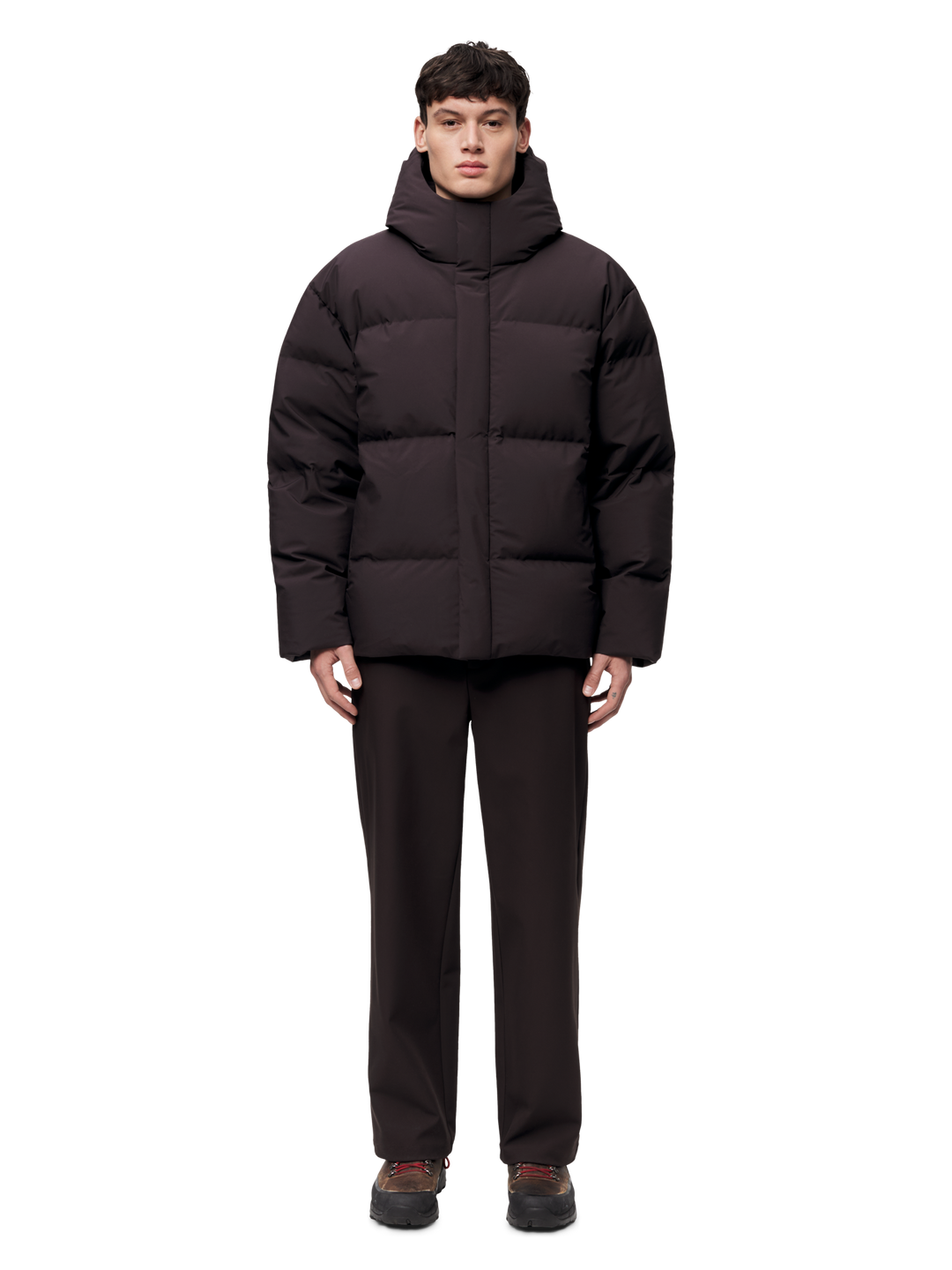Grotli down jacket  Brown Soil