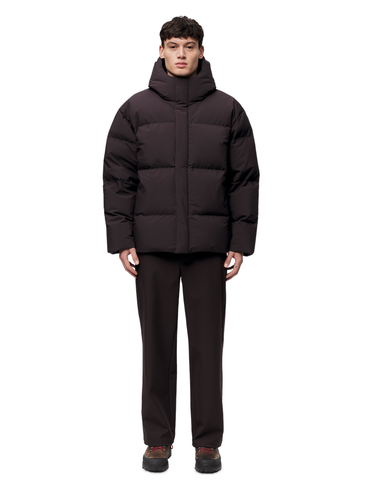 Grotli down jacket  Brown Soil