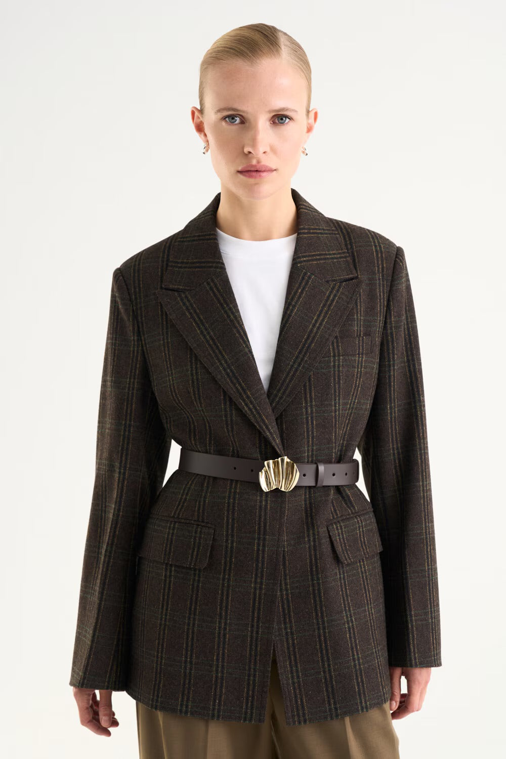 Paloma Belt  Mocha Brown