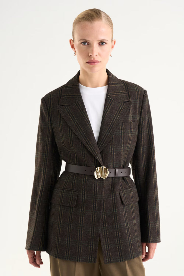 Paloma Belt  Mocha Brown
