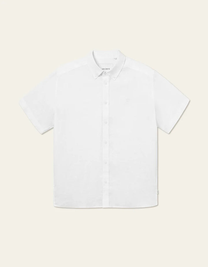 Kris Linen SS Shirt  White