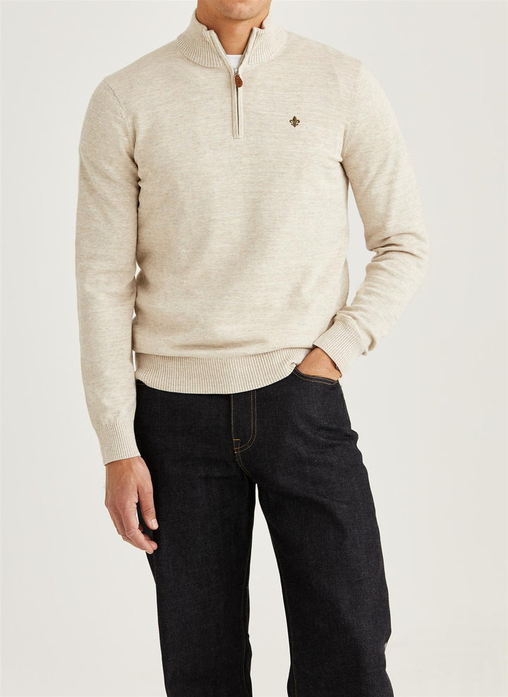 Randall Half Zip  Khaki