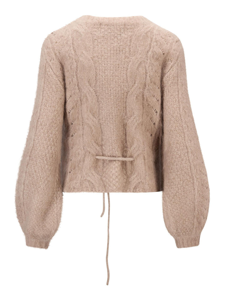 Sophia Chunky Cardigan  Hazel Beige