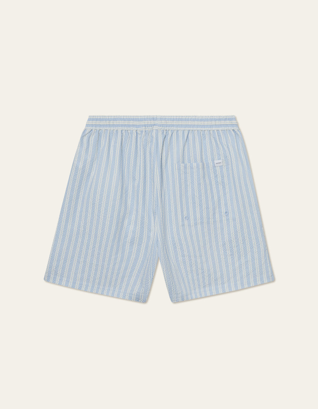 Stan Stripe Seersucker Swim Shorts  Summer Sky/Light Ivory