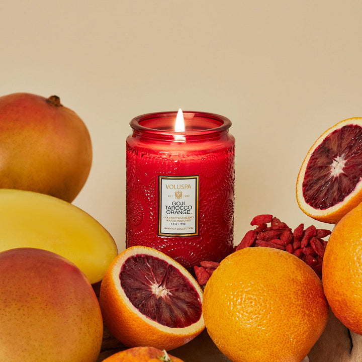 SMALL JAR CANDLE  Goji Tarocco Orange