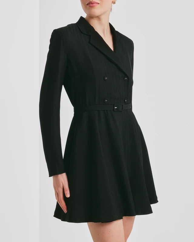 By Timo Tailored mini dress  Svart