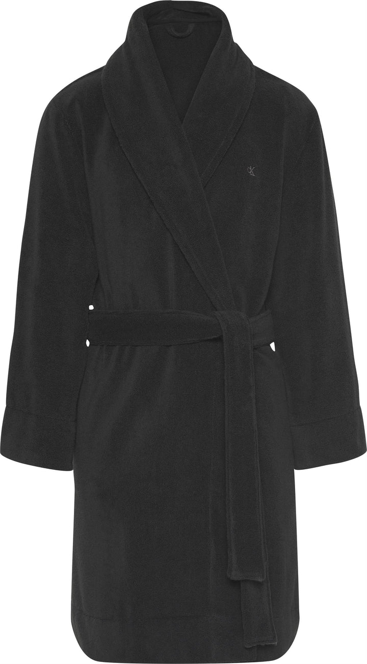 Comfort French Terry Robe  Black