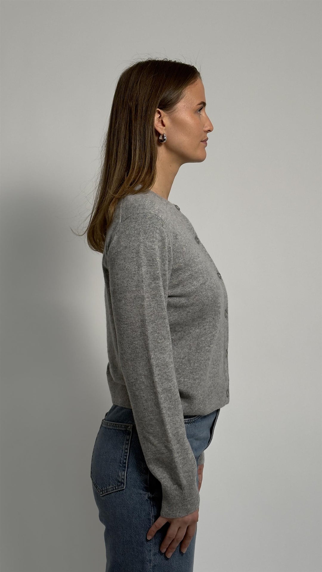 Saboston Cardigan 6304  Grey Mel.