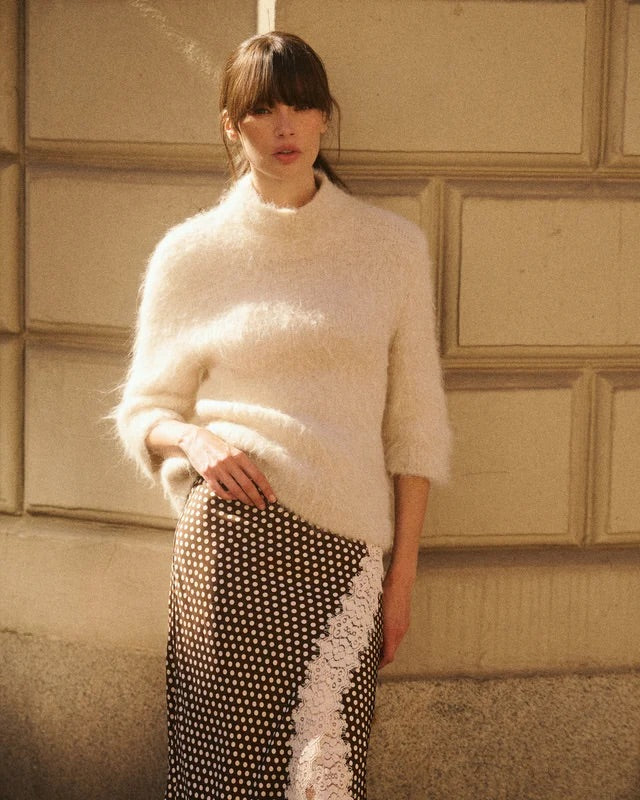 Hairy Knit Turtleneck  Soft
