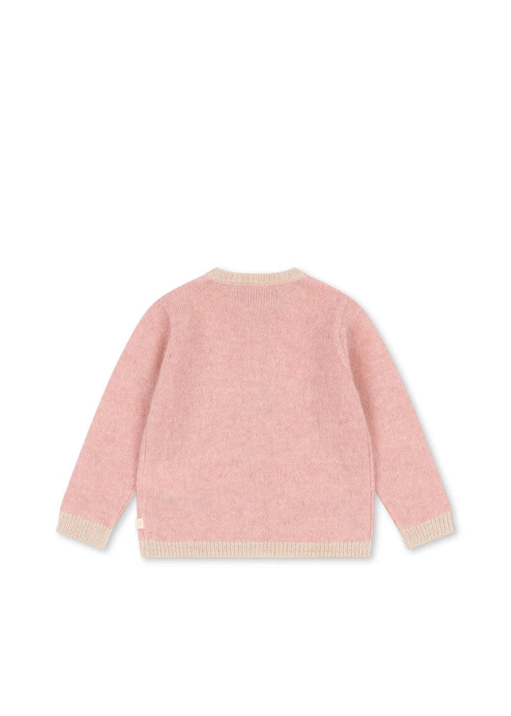 KITTY CARDIGAN  Silver Pink